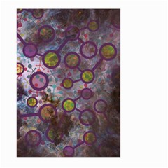 Abstract Molecular Space Art Large Garden Flag (two Sides) by ExtraGoodSauce