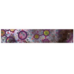 Abstract Molecular Space Art Large Premium Plush Fleece Scarf 