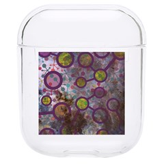 Abstract Molecular Space Art Hard Pc Airpods 1/2 Case by ExtraGoodSauce