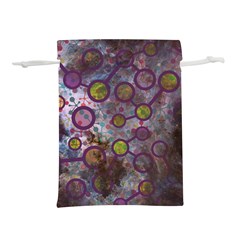 Abstract Molecular Space Art Lightweight Drawstring Pouch (l) by ExtraGoodSauce