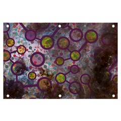 Abstract Molecular Space Art Banner And Sign 6  X 4  by ExtraGoodSauce