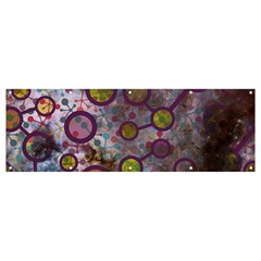 Abstract Molecular Space Art Banner And Sign 12  X 4  by ExtraGoodSauce