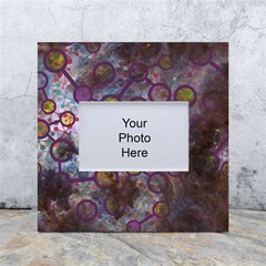 Abstract Molecular Space Art White Box Photo Frame 4  X 6  by ExtraGoodSauce