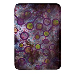 Abstract Molecular Space Art Rectangular Glass Fridge Magnet (4 Pack) by ExtraGoodSauce