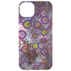 Abstract Molecular Space Art Iphone 15 Pro Black Uv Print Pc Hardshell Case by ExtraGoodSauce