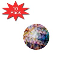 Cosmic Owls Pattern 1  Mini Buttons (10 Pack)  by ExtraGoodSauce