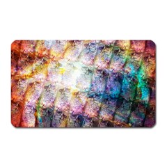 Cosmic Owls Pattern Magnet (rectangular) by ExtraGoodSauce