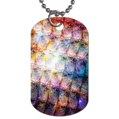 Cosmic Owls Pattern Dog Tag (one Side) by ExtraGoodSauce