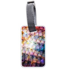 Cosmic Owls Pattern Luggage Tag (one Side) by ExtraGoodSauce