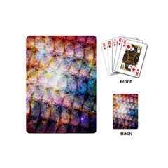 Cosmic Owls Pattern Playing Cards Single Design (mini) by ExtraGoodSauce