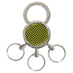 Royalty Inspired Crown Pattern 3-ring Key Chain by ExtraGoodSauce