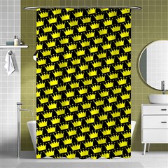 Royalty Inspired Crown Pattern Shower Curtain 48  X 72  (small)  by ExtraAwesomeSauce