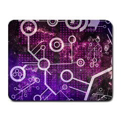 Cosmic Network Geometric Art Small Mousepad