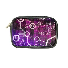 Cosmic Network Geometric Art Coin Purse