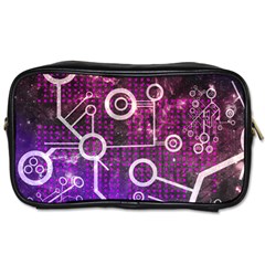 Cosmic Network Geometric Art Toiletries Bag (One Side)