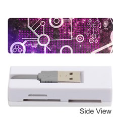 Cosmic Network Geometric Art Memory Card Reader (Stick)