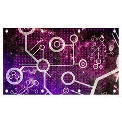 Cosmic Network Geometric Art Banner and Sign 7  x 4 