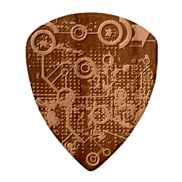 Cosmic Network Geometric Art Wood Guitar Pick (Set of 10)