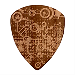 Cosmic Network Geometric Art Wood Guitar Pick (Set of 10) Front