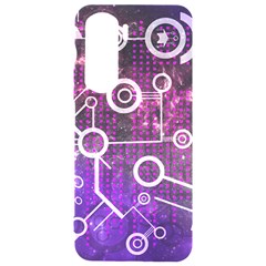 Cosmic Network Geometric Art Samsung Galaxy S24 Plus 6.7 Inch Black TPU UV Case