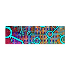 Abstract Tech Galaxy Design Sticker (bumper) by ExtraGoodSauce