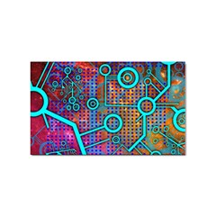 Abstract Tech Galaxy Design Sticker Rectangular (10 Pack) by ExtraGoodSauce