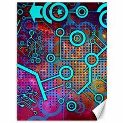 Abstract Tech Galaxy Design Canvas 36  X 48  by ExtraGoodSauce