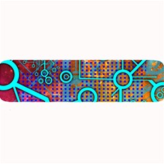 Abstract Tech Galaxy Design Large Bar Mat by ExtraGoodSauce