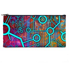 Abstract Tech Galaxy Design Pencil Case by ExtraGoodSauce