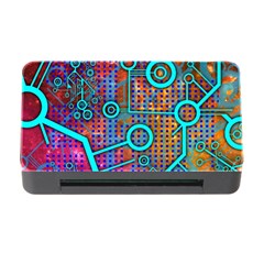 Abstract Tech Galaxy Design Memory Card Reader With Cf by ExtraGoodSauce