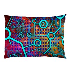 Abstract Tech Galaxy Design Pillow Case (two Sides) by ExtraGoodSauce