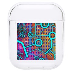 Abstract Tech Galaxy Design Hard Pc Airpods 1/2 Case by ExtraGoodSauce