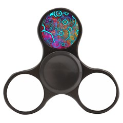 Abstract Tech Galaxy Design Finger Spinner by ExtraGoodSauce