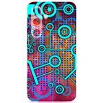 Abstract Tech Galaxy Design Samsung Galaxy S24 6.2 Inch Black TPU UV Case Front