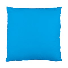 A Blue Sky With A Plane Flying In The Sky Standard Cushion Case (one Side) by catchydesignhill