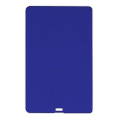 A Blue Wall With A Clock On It Name Card Style Usb Flash Drive by catchydesignhill