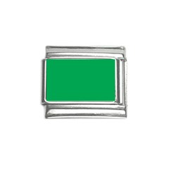 A Green Background With A White Border Italian Charm (9mm) by catchydesignhill