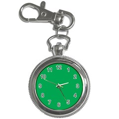 A Green Background With A White Border Key Chain Watches by catchydesignhill