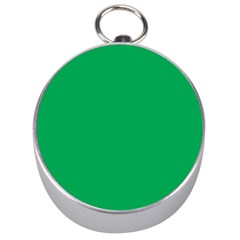 A Green Background With A White Border Silver Compasses by catchydesignhill