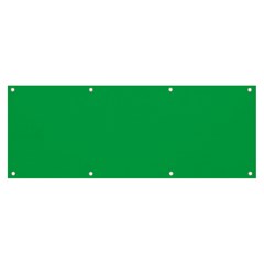 A Green Background With A White Border Banner And Sign 8  X 3  by catchydesignhill