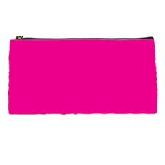 A Pink Background With A Black Border Pencil Case by catchydesignhill