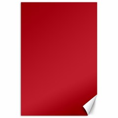 A Red Background With A White Border Canvas 24  X 36  by catchydesignhill