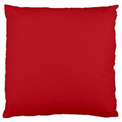 A Red Background With A White Border Standard Premium Plush Fleece Cushion Case (one Side) by catchydesignhill