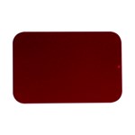 A Red Background With A White Border Open Lid Metal Box (Silver)   Front