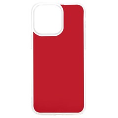 A Red Background With A White Border Iphone 15 Pro Max Tpu Uv Print Case by catchydesignhill