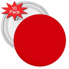 A Red Background With A White Border 3  Buttons (10 Pack)  by catchydesignhill