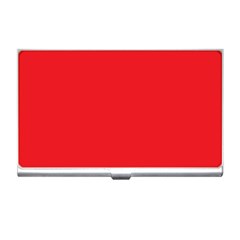 A Red Background With A White Border Business Card Holder by catchydesignhill