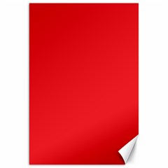 A Red Background With A White Border Canvas 20  X 30  by catchydesignhill