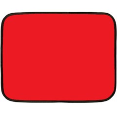 A Red Background With A White Border Two Sides Fleece Blanket (mini) by catchydesignhill