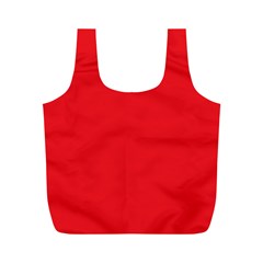 A Red Background With A White Border Full Print Recycle Bag (m) by catchydesignhill